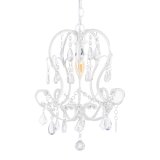 Loftslampe 29,5 x 28 x 85 cm Metal Hvid Klassisk #1