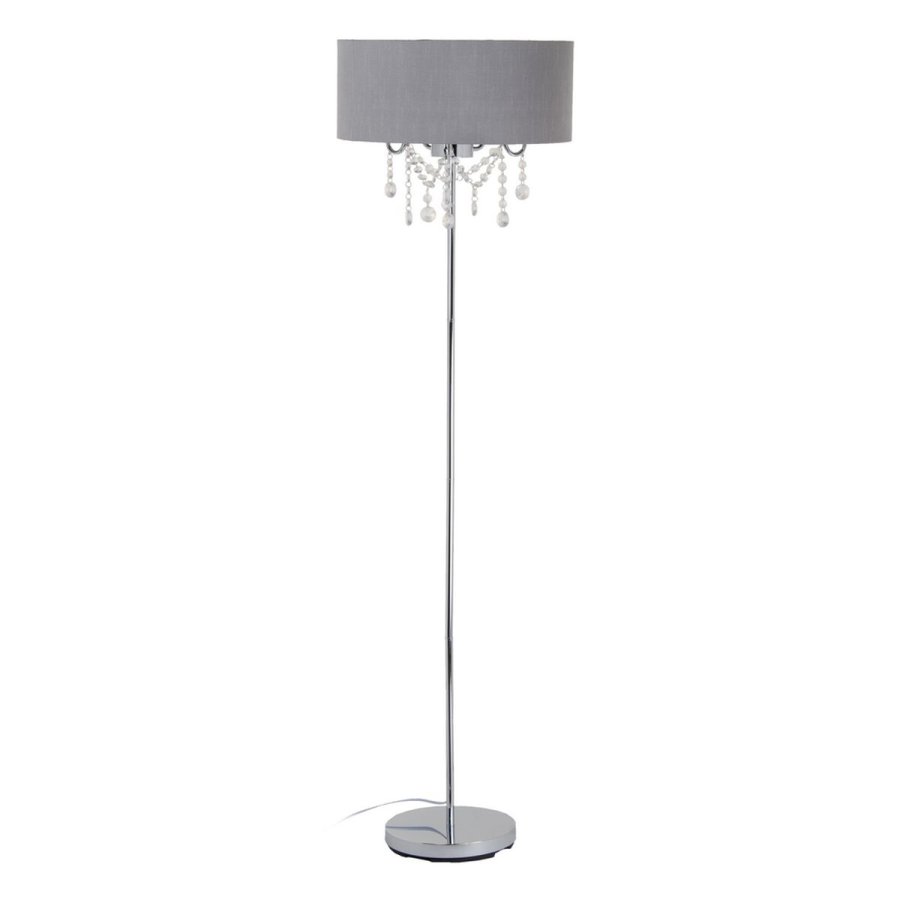 Gulvlampe 44 x 44 x 161 cm Metal Slv #1