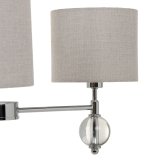 Loftslampe 58 x 58 x 73 cm Metal Slv  16 cm #4