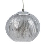 Loftslampe 20 x 20 x 15,5 cm Krystal Slv Jern  20 cm #1