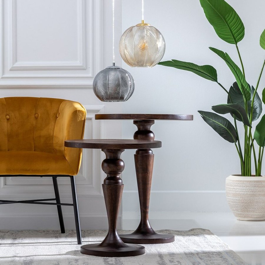 Loftslampe 20 x 20 x 15,5 cm Krystal Slv Jern  20 cm #5