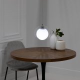 Loftslampe 25 x 25 x 19,5 cm Krystal Slv Jern  25 cm #3