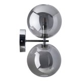 Vglampe 21 x 18,5 x 30 cm Krystal Slv Jern #2