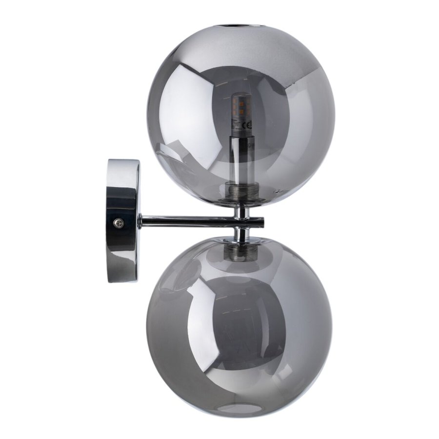 Vglampe 21 x 18,5 x 30 cm Krystal Slv Jern #2