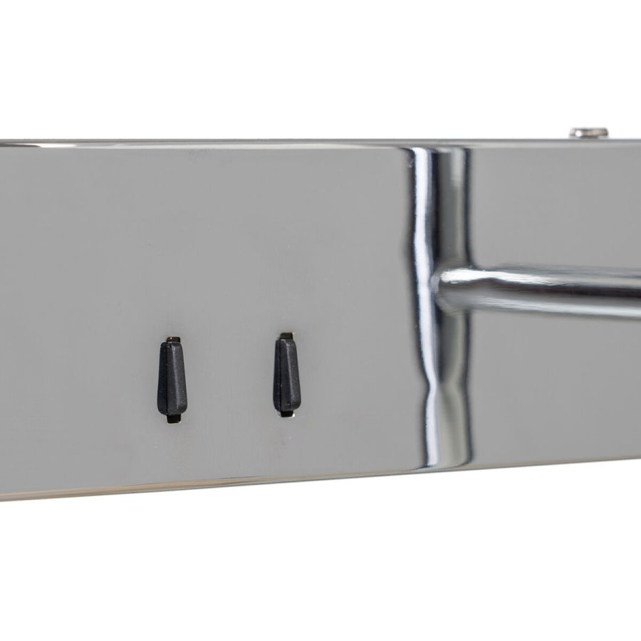 Vglampe 42 x 22 x 33,7 cm Krystal Metal Slv #5