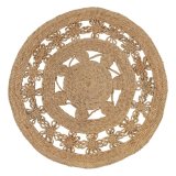 Tppe Natur Jute 120 x 120 cm #1