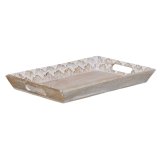 Snack bakke 45,5 x 30,5 x 5,5 cm Hvid Mangotr (2 enheder) #3