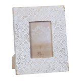 Fotoramme 2 Dele 20,5 x 1,5 x 25 cm Hvid Mangotr #1