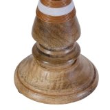 Lyseholder Brun Mangotr� 12 x 12 x 23 cm #2