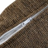 Pude Polyester Bomuld Brun 50 x 30 cm #2