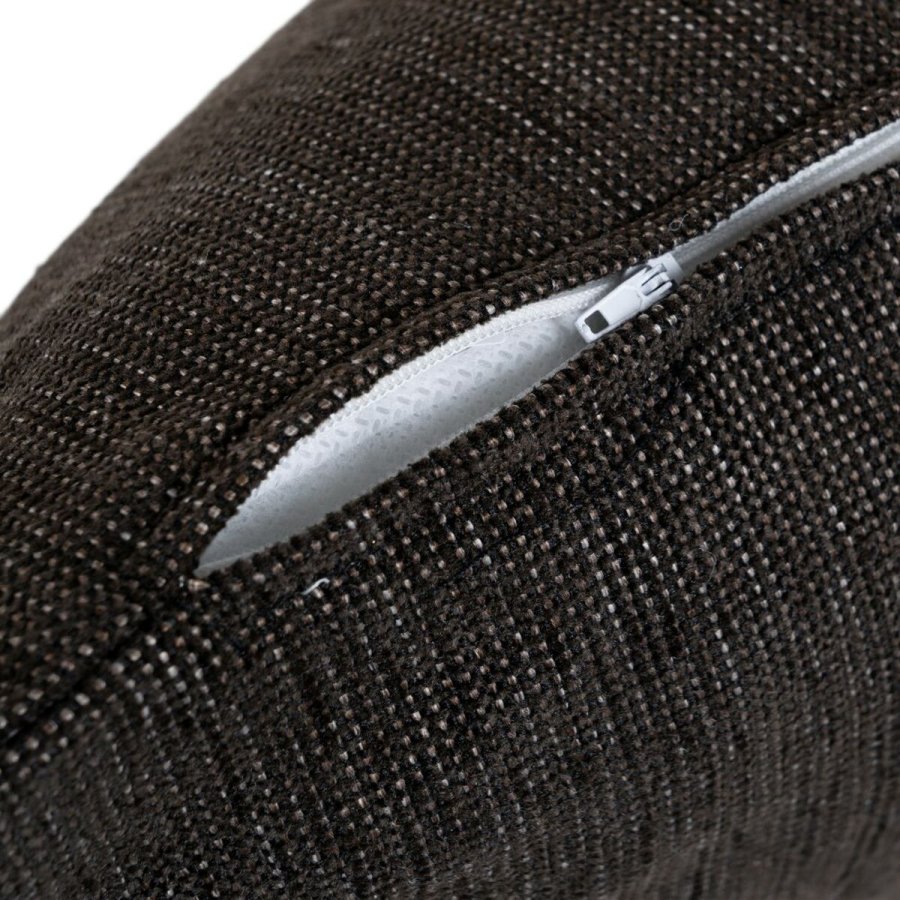 Pude Polyester Bomuld Sort 50 x 30 cm #4