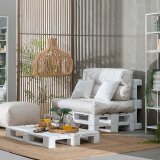 Pude 4 Dele Beige 120 x 80 cm #3