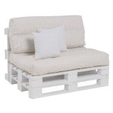 Pude 4 Dele Beige 120 x 80 cm #1