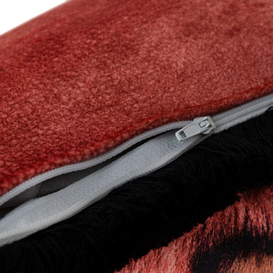 Pude Orange Leopard 45 x 45 cm #3