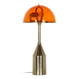 Bordlampe Orange Gylden Krystal Jern 40 W 220-240 V 31 x 31 x 65 cm #1