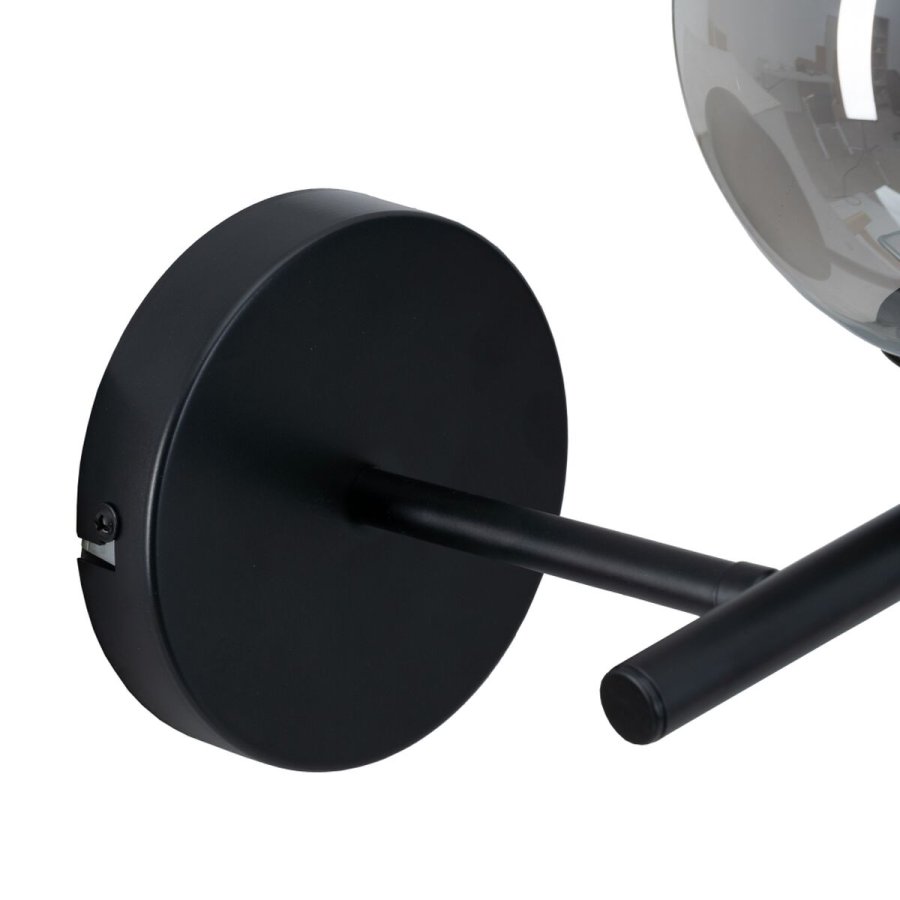 Vglampe 27,5 x 20 x 20 cm Krystal Sort Metal #2