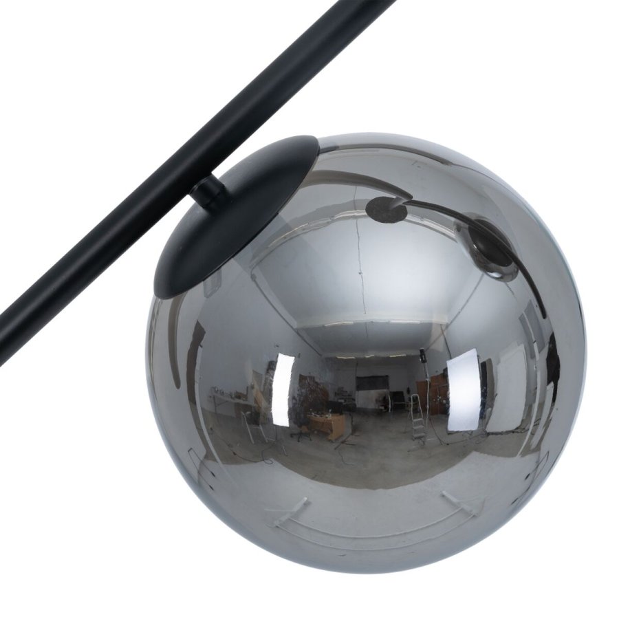 Loftslampe 50 x 15 x 54 cm Krystal Sort Metal #4