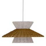 Loftslampe 40,5 x 40,5 x 20 cm Metal Hvid Grn 40,5 cm #1