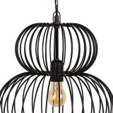 Loftslampe 34 x 34 x 51 cm Sort Jern  34 cm #7
