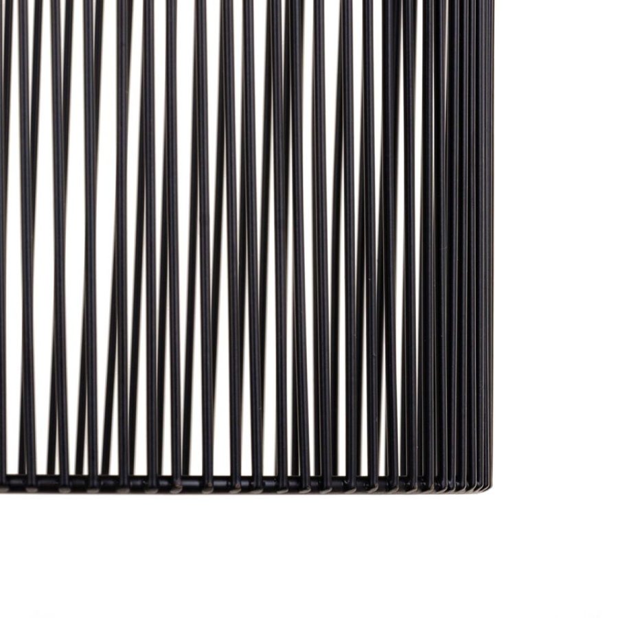 Loftslampe 27 x 27 x 30,5 cm Sort Jern  27 cm #6