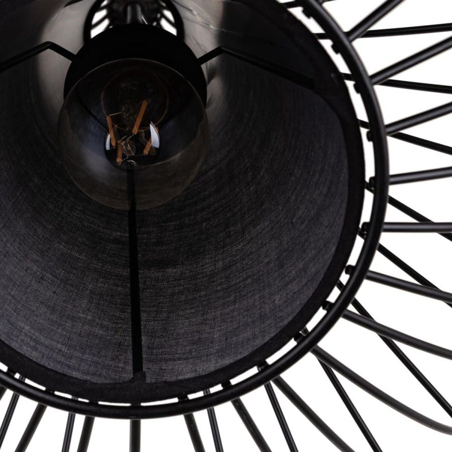 Loftslampe Sort 30 x 30 x 45 cm Jern  30 cm #3