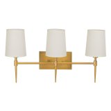 Vglampe 58 x 20 x 31,5 cm Syntetisk stof Gylden Metal Moderne #5