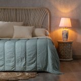 Sengetppe (vattppe) Bl Fldefarvet 180 x 260 cm #9