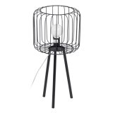 Bordlampe Sort Metal Jern 60 W 220 V 240 V 220 -240 V 29 x 29 x 60 cm #1