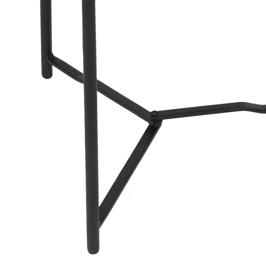 Sofabord 35,5 x 35,5 x 50,5 cm Sort Grn Jern #7