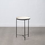 Sofabord 40,5 x 40,5 x 60,5 cm Sort Fldefarvet Jern #2