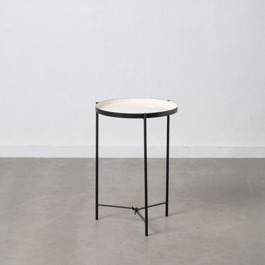 Sofabord 40,5 x 40,5 x 60,5 cm Sort Fldefarvet Jern #2