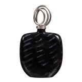 Vase 28 x 14 x 48 cm Krystal Sort Metal S�lv #2