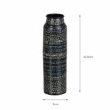 Vase Sort Aluminium 9 x 9 x 30,5 cm #2