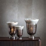 Vase Slvfarvet Aluminium Krystal 25 x 25 x 33 cm #2