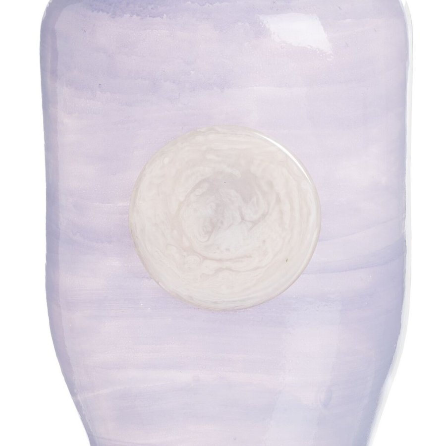 Vase Bl Hvid Harpiks Krystal 12 x 9 x 25 cm #5