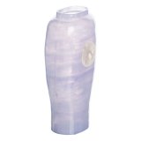 Vase Bl Hvid Harpiks Krystal 15 x 9 x 31 cm #7