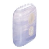 Vase Bl Hvid Harpiks Krystal 22 x 10 x 24 cm #3