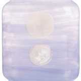 Vase Bl Hvid Harpiks Krystal 22 x 10 x 24 cm #5