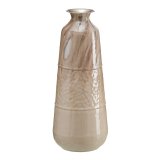 Vase Beige Jern 28 x 28 x 68 cm #1