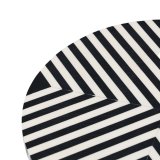 Sofabord Hvid Sort 38 x 38 x 50 cm #4