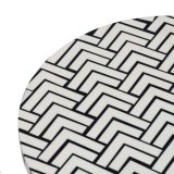 Sofabord Hvid Sort 38 x 38 x 50 cm #4