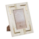 Fotoramme Fldefarvet Gylden Harpiks Kobber 10 x 15 cm 17 x 1,5 x 22 cm #1