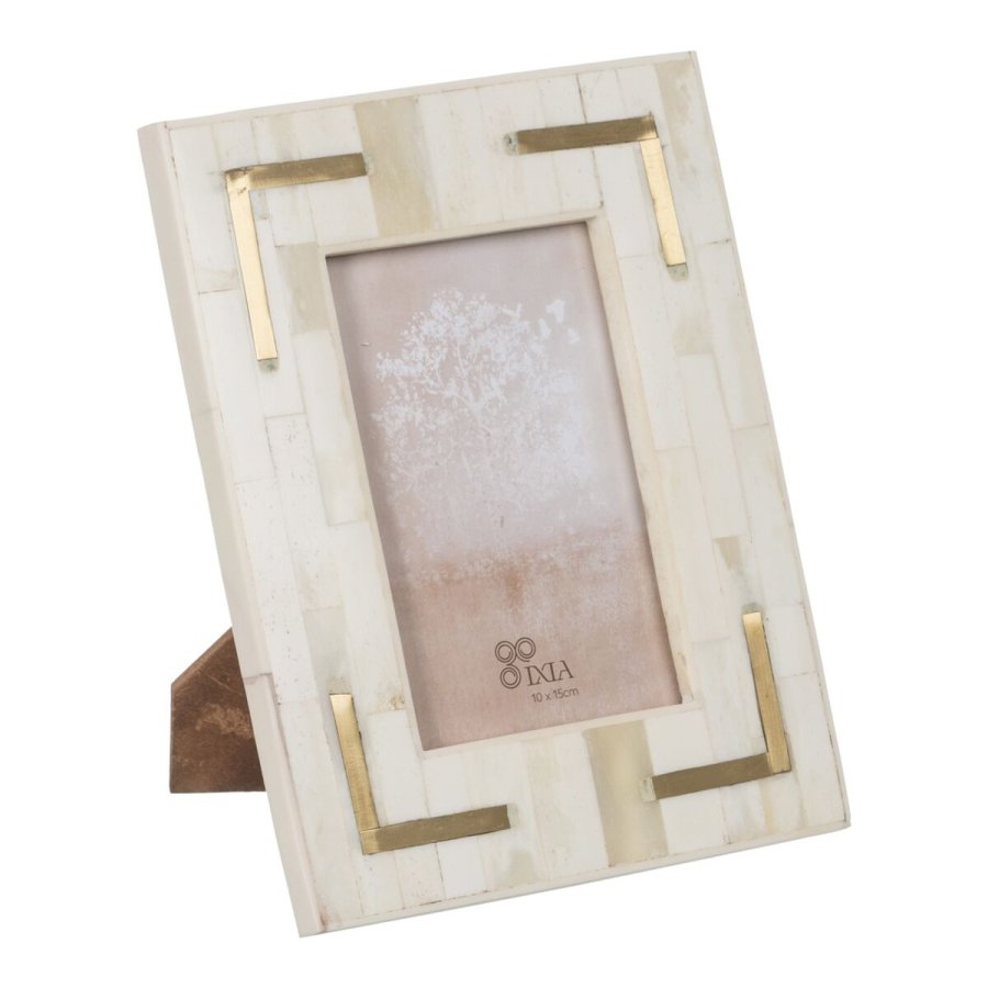 Fotoramme Fldefarvet Gylden Harpiks Kobber 10 x 15 cm 17 x 1,5 x 22 cm #1