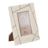 Fotoramme Fldefarvet Gylden Harpiks Kobber 10 x 15 cm 17 x 1,5 x 22 cm #1