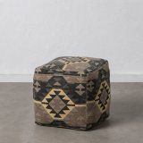 Puf Sort Taupe 45 x 45 x 45 cm #5