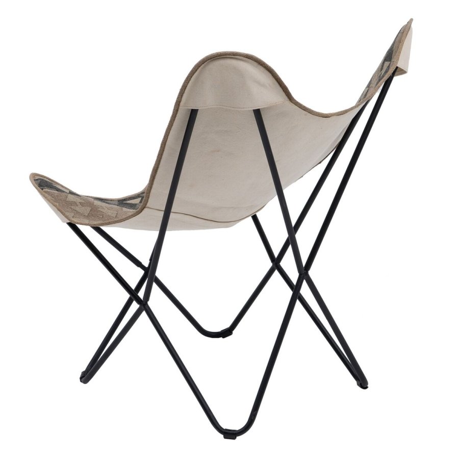 Lnestol Sort Taupe 75 x 75 x 95 cm #4