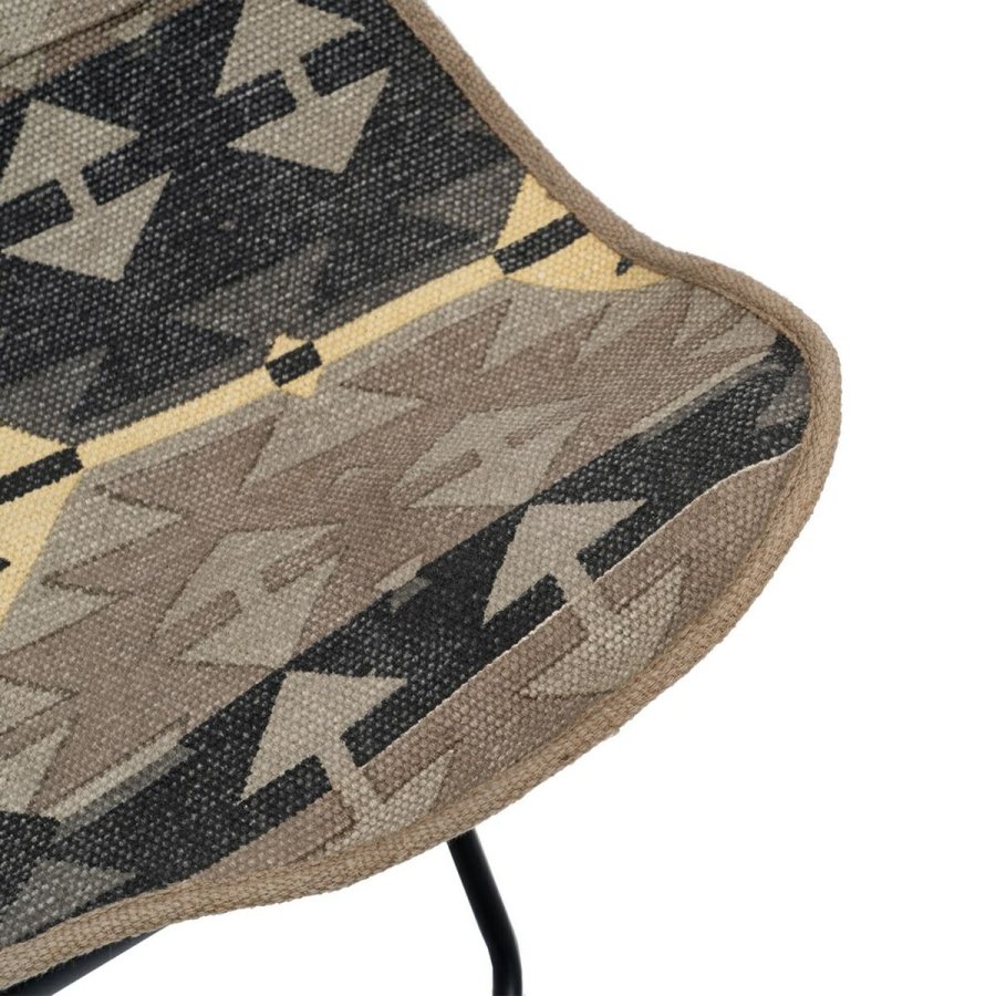 Lnestol Sort Taupe 75 x 75 x 95 cm #6