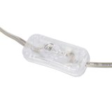 Bordlampe Hvid Gylden Bomuld Metal Krystal Kobber Jern 40 W 220 V 240 V 220-240 V 35 x 35 x 63 cm #2