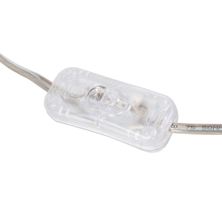 Bordlampe Hvid Gylden Bomuld Metal Krystal Kobber Jern 40 W 220 V 240 V 220-240 V 35 x 35 x 63 cm #2