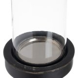 Lyseholder Sort Tr Krystal 12 x 12 x 47 cm #5